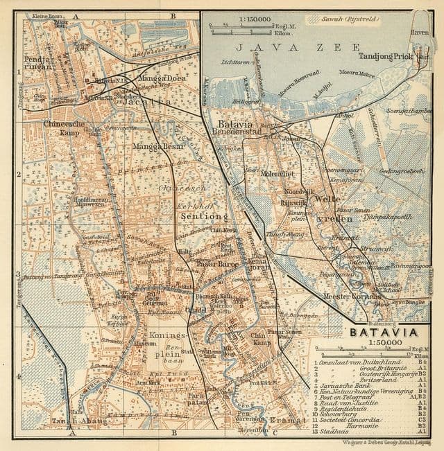 Jakarta historical map